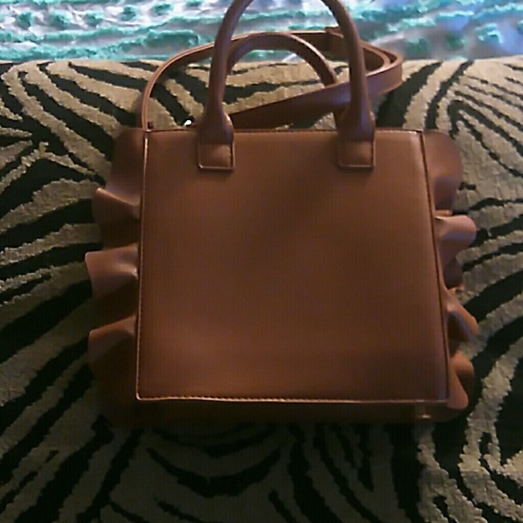 Love Culture Handbags - Love raffle Honda side purse brown but it new